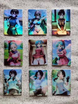 Dragon ball carddass card special custom sexy fan carte laser mirror prism - Image 1