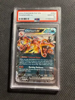 2024 Paldean Fates PAF Charizard EX PSA 10 Pokemon Card - Image 1