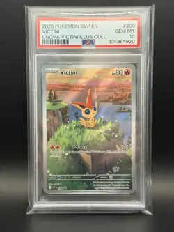 Victini 208 SV Scarlet & Violet Promo Holo Card PSA 10 - Image 1