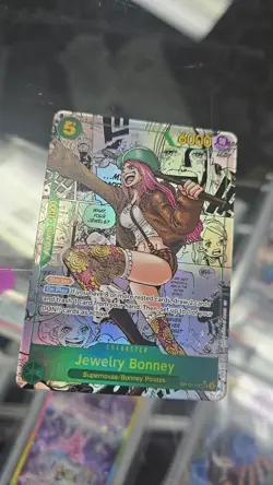 One Piece Card Game Jewelry Bonney Manga Rare *Clean - Image 2