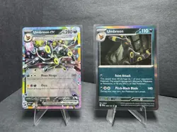 Pokemon TCG Umbreon EX 060/131 & Umbreon 059/131 Prismatic Evolutions - 2 Cards - Image 1
