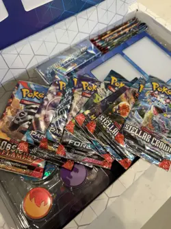 Pokemon Terapagos Ex Ultra Premium Collection Open Box Packs Sealed Cards - Image 5