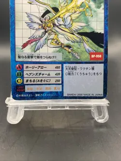 Angewomon Vintage Digimon Card Japanese 1999 Digital Monster BANDAI St-77 - Image 3