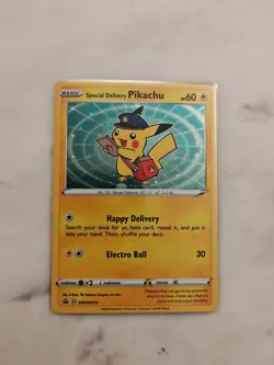 Special Delivery Pikachu SWSH074 SWSH: Sword & Shield Promo Cards Holo - Image 1