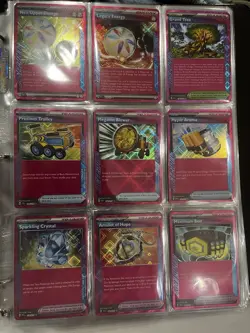 Pokemon Card Binder Collection - 17 full pages (306 Total) All Holos - Image 1