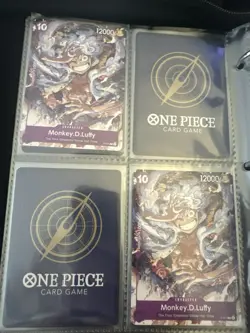 ONE PIECE CARD GAME MONKEY D. LUFFY GEAR 5 ENGLISH LIMITED PROMO CARD NEAR MINT - Image 3