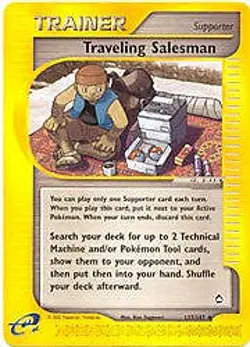 Pokemon Aquapolis 137/147 Traveling Salesman Card - Image 1