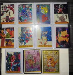 Pokemon Vintage Pocket Monsters Vending Holo Prism Stickers (11 cards) Charizard - Image 1