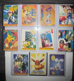 Pokemon Vintage Pocket Monsters Vending Holo Prism Stickers (11 cards) Charizard - Image 2