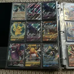Pokemon TCG Binder Collection Large Lot of Cards (Full Art, V, Holo, Ex) - Image 2