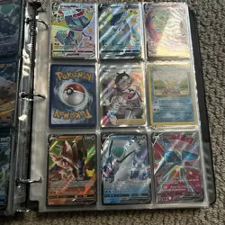 Pokemon TCG Binder Collection Large Lot of Cards (Full Art, V, Holo, Ex) - Image 3