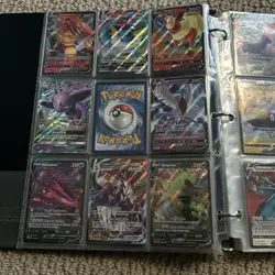 Pokemon TCG Binder Collection Large Lot of Cards (Full Art, V, Holo, Ex) - Image 4