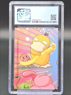 #25 PIKACHU 2000 POKEMON TOPPS SERIES 2 STICK-ON CARD 8/10 CGC 7 - Image 2