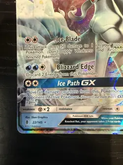 Alolan Ninetales GX 22/145 Guardians Rising NM Ultra Rare Pokemon Card - Image 2