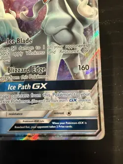 Alolan Ninetales GX 22/145 Guardians Rising NM Ultra Rare Pokemon Card - Image 3