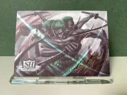 One Piece Anime Trading Card SH 02 Voicer Signature Sketch Card ZORO 403/666 - Image 1
