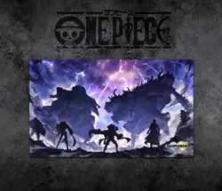 One Piece Playmat With Zones OPCG TCG CCG Trading Card Game Play Mat_xm01 - Image 1