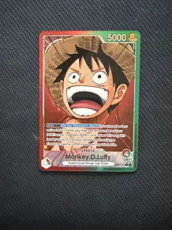 One Piece TCG OP13-001 Monkey D. Luffy Alt Art Leader AA Card Game CCG English - Image 1