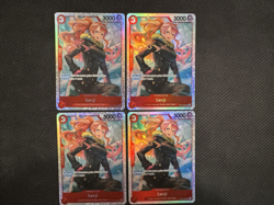 Sanji OP10-005 English SR Royal Blood One Piece Card Game 4 cards - Image 1