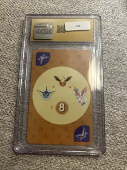 2019 POKEMON PLAYING CARDS KOR POINT SALAD - EEVEE ED ESPEON CGC 10 PERFECT - Image 3