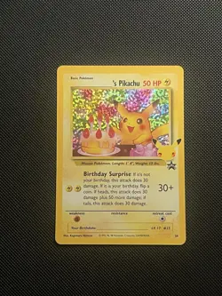 Pokemon Pikachu TCG Birthday Celebrations Holo Rare Card #24 NM/M - Image 1