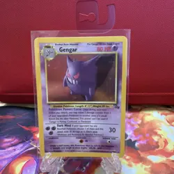 Pokemon TCG Gengar Holo Rare Card 5/62 Fossil Unlimited 1999 stage 2 - Image 1