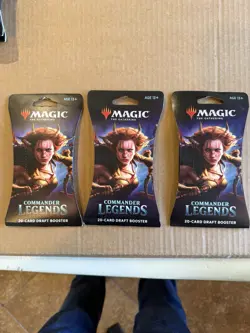 Magic:The Gathering. Commander Legends Draft Booster Packs. Lot Of 3. Factory Se - Image 1