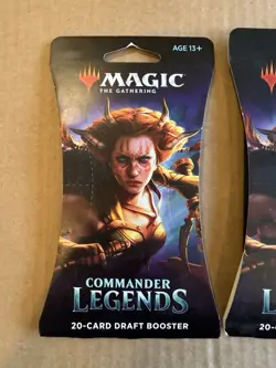 Magic:The Gathering. Commander Legends Draft Booster Packs. Lot Of 3. Factory Se - Image 2