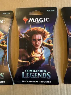 Magic:The Gathering. Commander Legends Draft Booster Packs. Lot Of 3. Factory Se - Image 3