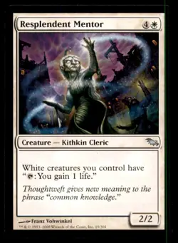 MTG Resplendent Mentor LP Light Play Shadowmoor [5163] - Image 1