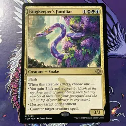 Fangkeeper's Familiar Tarkir: Dragonstorm Magic the Gathering MTG Rare - Image 1