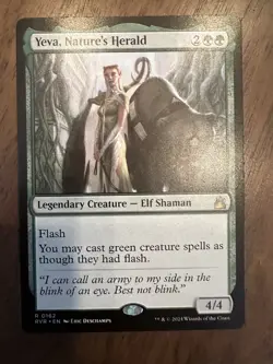 Yeva, Nature's Herald : MTG / Ravnica Remastered #0162 / NM - Image 1