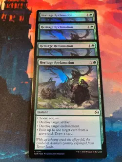 MTG Tarkir Dragonstorm Heritage Reclamation Foil x 4 - Image 1