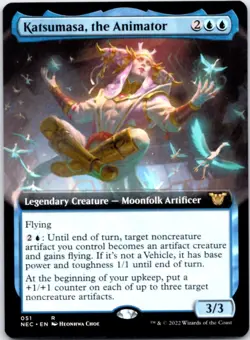 Katsumasa, the Animator (Extended Art) - Commander: Kamigawa: Neon Dynasty - 51 - Image 1
