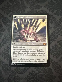 MTG - Vow #12 Faithbound Judge / Sinner's Judgement - Dual Card - Image 2