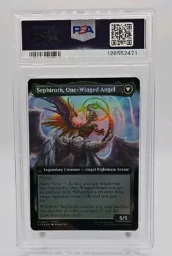 PSA 9 - Sephiroth, Fabled Soldier FOIL M 451 Extended Art MTG Final Fantasy FF7 - Image 3