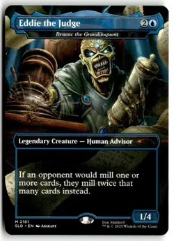 IN-HAND - Eddie the Judge - Secret Lair x IRON MAIDEN ENG *FOIL* - Image 1