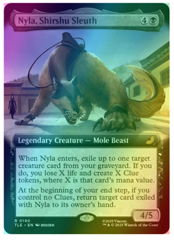 Nyla, Shirshu Sleuth - Foil - Extended Art Avatar MTG - Image 1