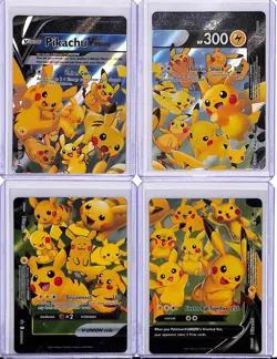 (4) Lot 2021 Pokemon SWSH Pikachu V-Union 4 Card Complete Set #SWSH139-142 (C) - Image 1