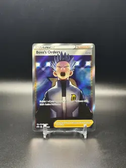 POKEMON CYRUS CARTON PROMO #SWSH251 BOSS'S ORDER BLACK STAR PROMO - NM - Image 1