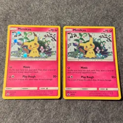 Mimikyu SM163 Holo Black Star Promo Sun & Moon Pokemon Card SM Pikachu - Image 1
