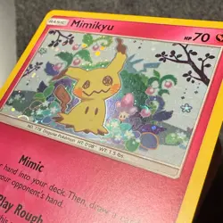 Mimikyu SM163 Holo Black Star Promo Sun & Moon Pokemon Card SM Pikachu - Image 3