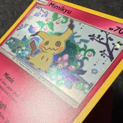Mimikyu SM163 Holo Black Star Promo Sun & Moon Pokemon Card SM Pikachu - Image 5