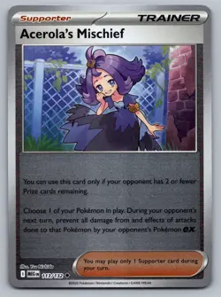 Acerola's Mischief - 113/132 - Reverse Holo - Pokemon Mega Evolution - Image 1