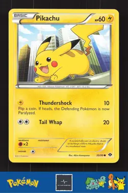 2012 Pokemon BW Next Destinies 39/99 Pikachu - Image 1