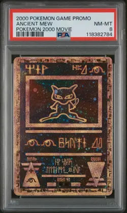 2000 POKEMON GAME MOVIE POKEMON 2000 MOVIE ANCIENT MEW PSA 8 - Image 1