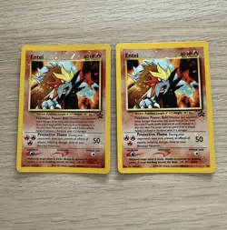 Entei Reverse Holo Promo #34 Pokemon Cards TCG Swirl (2) - Image 1