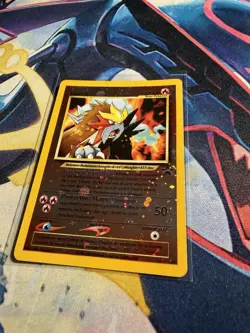 Entei #34 2001 Pokemon Movie Black Star Promo LP - Image 2