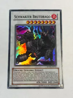 Yugioh GERMAN Black Brutdrago SOVR-EN043 DE043 Super Rare Unlimited NM - Image 1