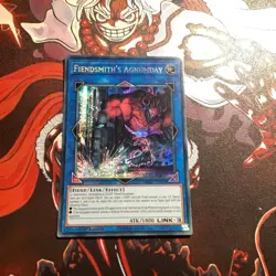 Yugioh Fiendsmith's Agnumday MP25-EN109 1st Edition Prismatic Secret Rare NM - Image 1